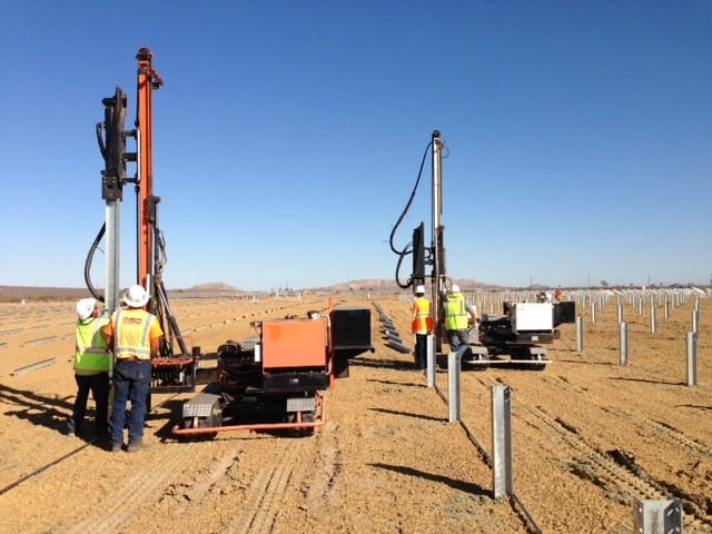 Sunstallers positioning I-Beams